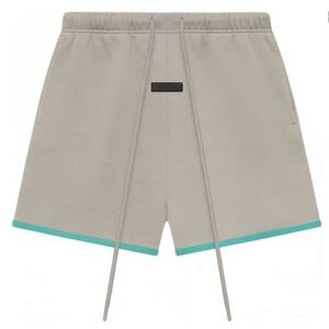 Fear of God Athletic Shorts in Taupe and mint